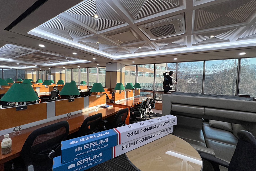 서울대학교 창문자외선차단필름 시공 현장 2