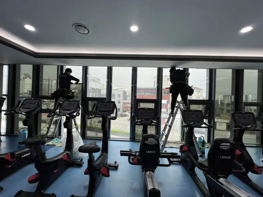 오산 오색문화센터 단열필름 시공 준비 현장